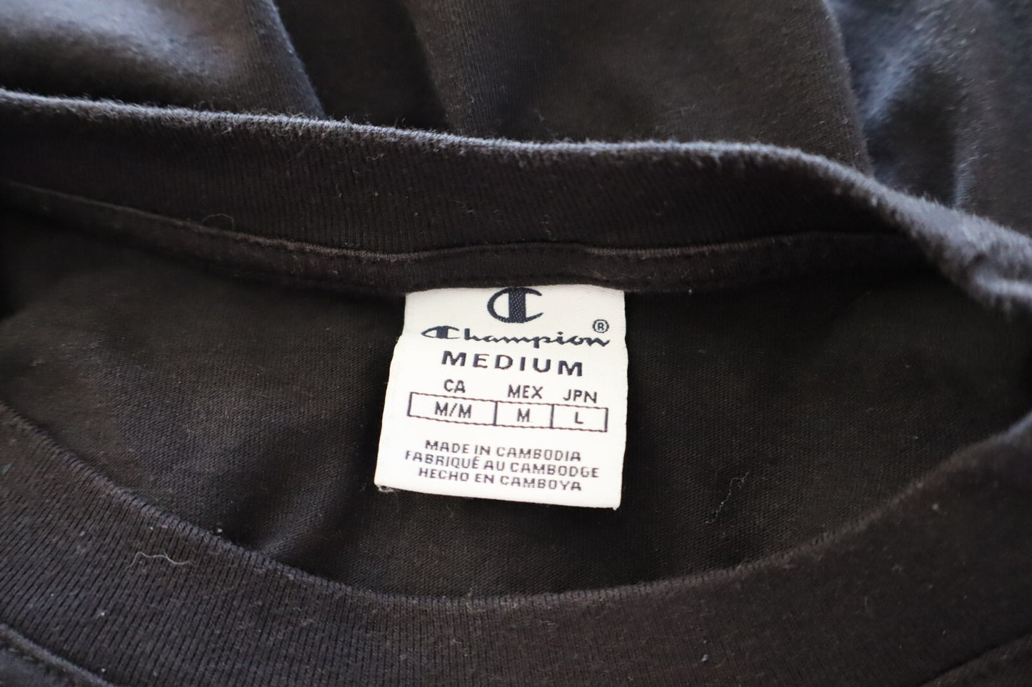 CHAMPION MAGLIA DONNA TG. M WOMAN T-SHIRT CASUAL VINTAGE COTONE COTTON