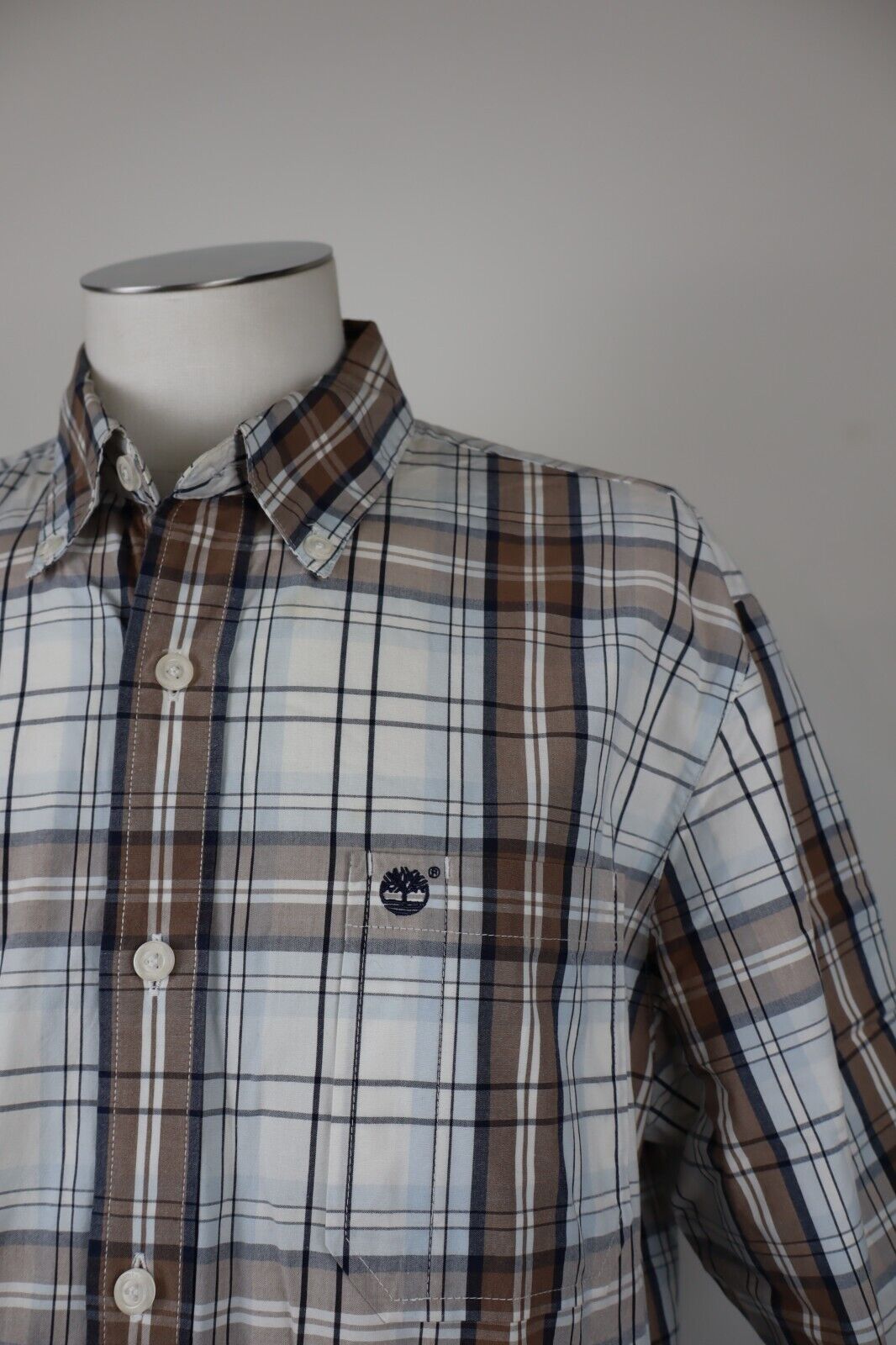 TIMBERLAND CAMICIA UOMO TG L MAN SHIRT CASUAL VINTAGE COTONE COTTON