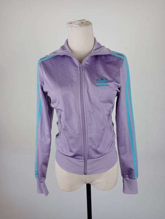 ADIDAS FELPA CON ZIP JACKET DONNA Tg 32 WOMAN CASUAL VINTAGE SPORT SWEATSHIRT