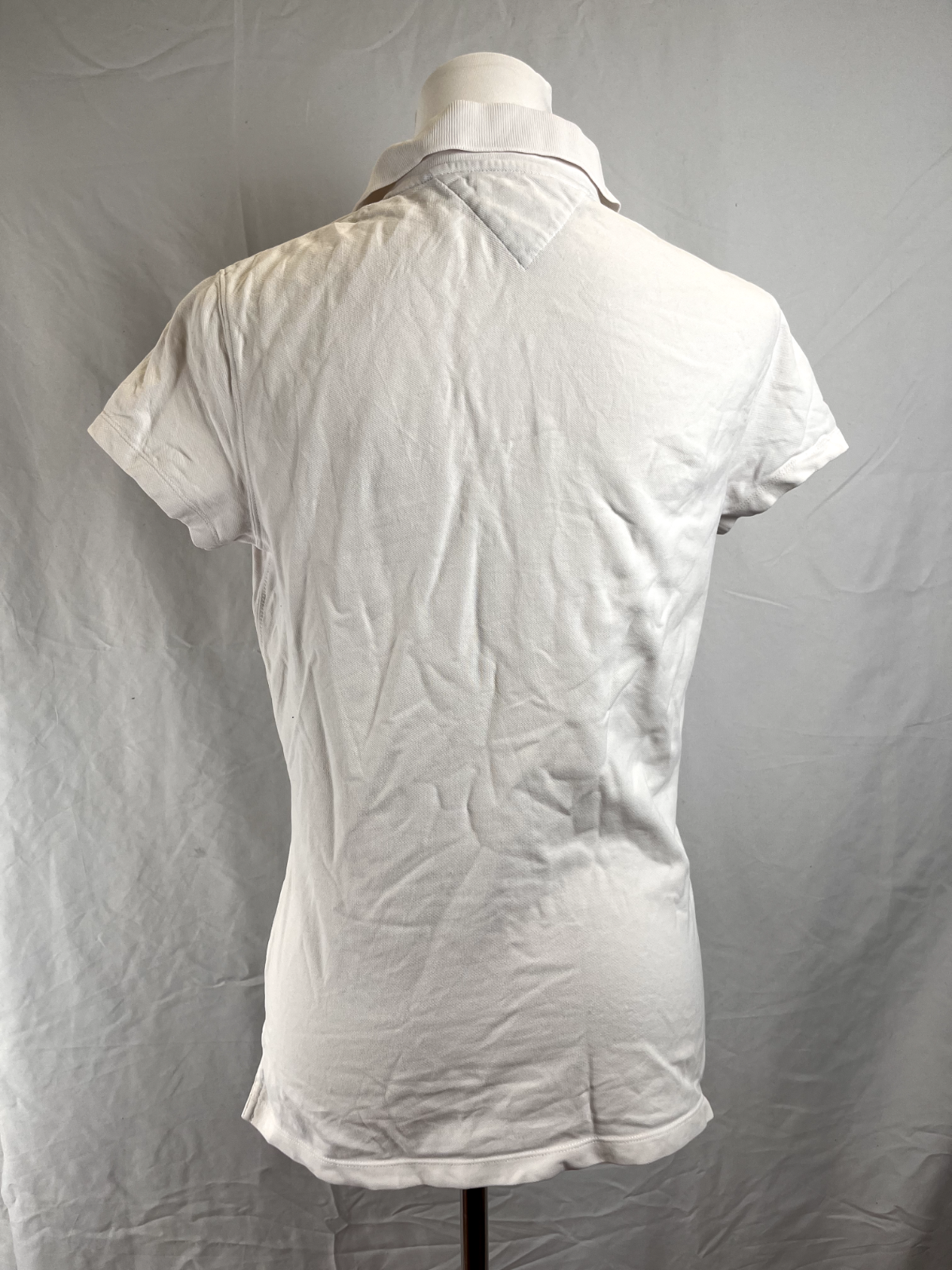 TOMMY HILFIGER POLO MAGLIA DONNA COTONE TG. M WOMAN SHIRT CASUAL VINTAGE