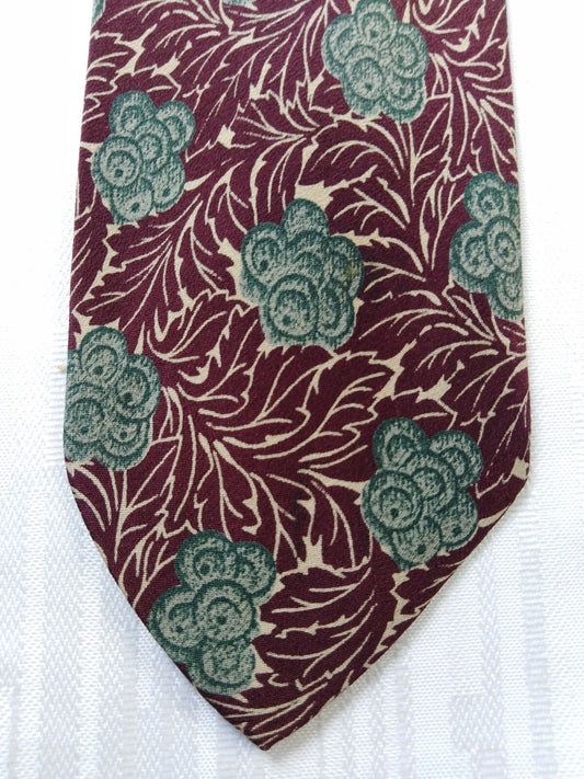 HUGO BOSS 100% SILK TIE SETA CRAVATTA NECKTIE ITALY VINTAGE CLASSIC