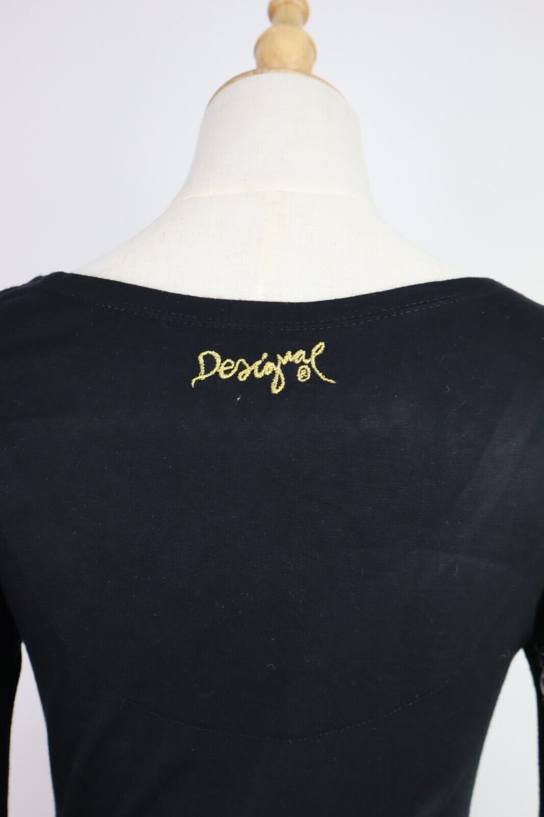 DESIGUAL VESTITO DONNA TG. L WOMAN CASUAL VINTAGE DRESS ABITO