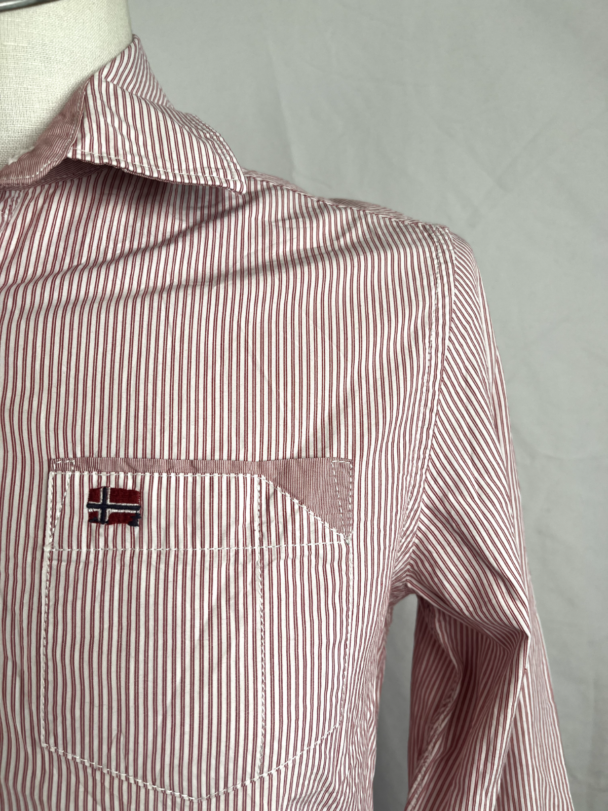 NAPAPIJRI CAMICIA UOMO COTONE TG. S MAN CASUAL VINTAGE COTTON SHIRT