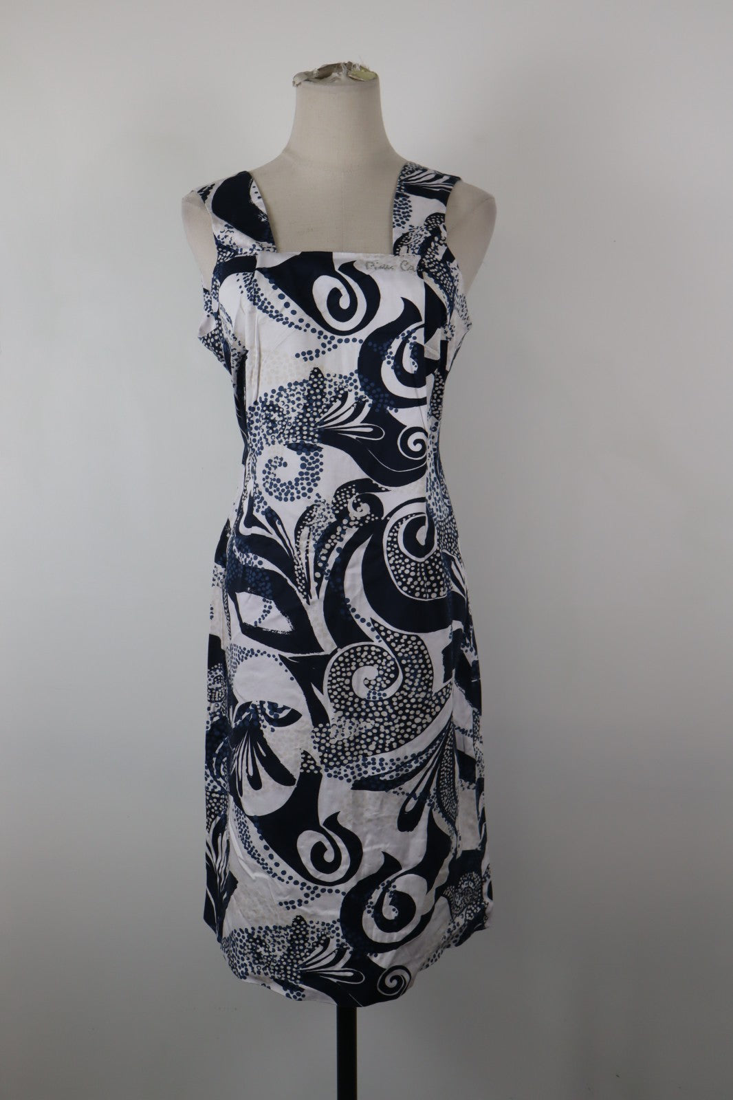 PIERRE CARDIN VESTITO DONNA TG. L WOMAN CASUAL VINTAGE DRESS ABITO COTONE