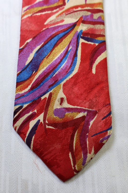 OLIVER by VALENTINO  SILK TIE SETA CRAVATTA NECKTIE MADE IN ITALY