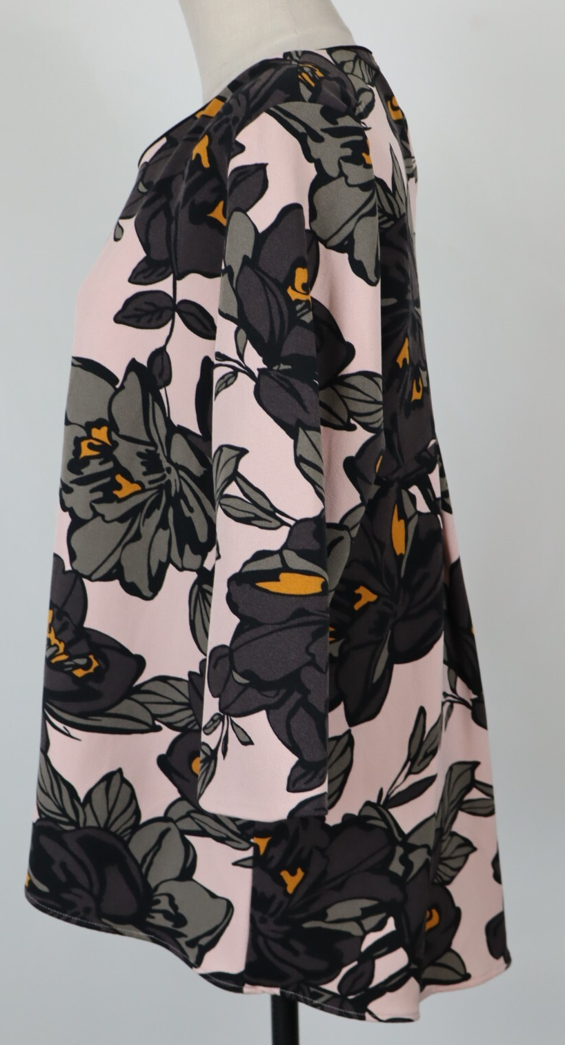 EMME MARELLA CAMICIA  BLUSA DONNA TG. 46 WOMAN SHIRT CASUAL VINTAGE FLOREALE