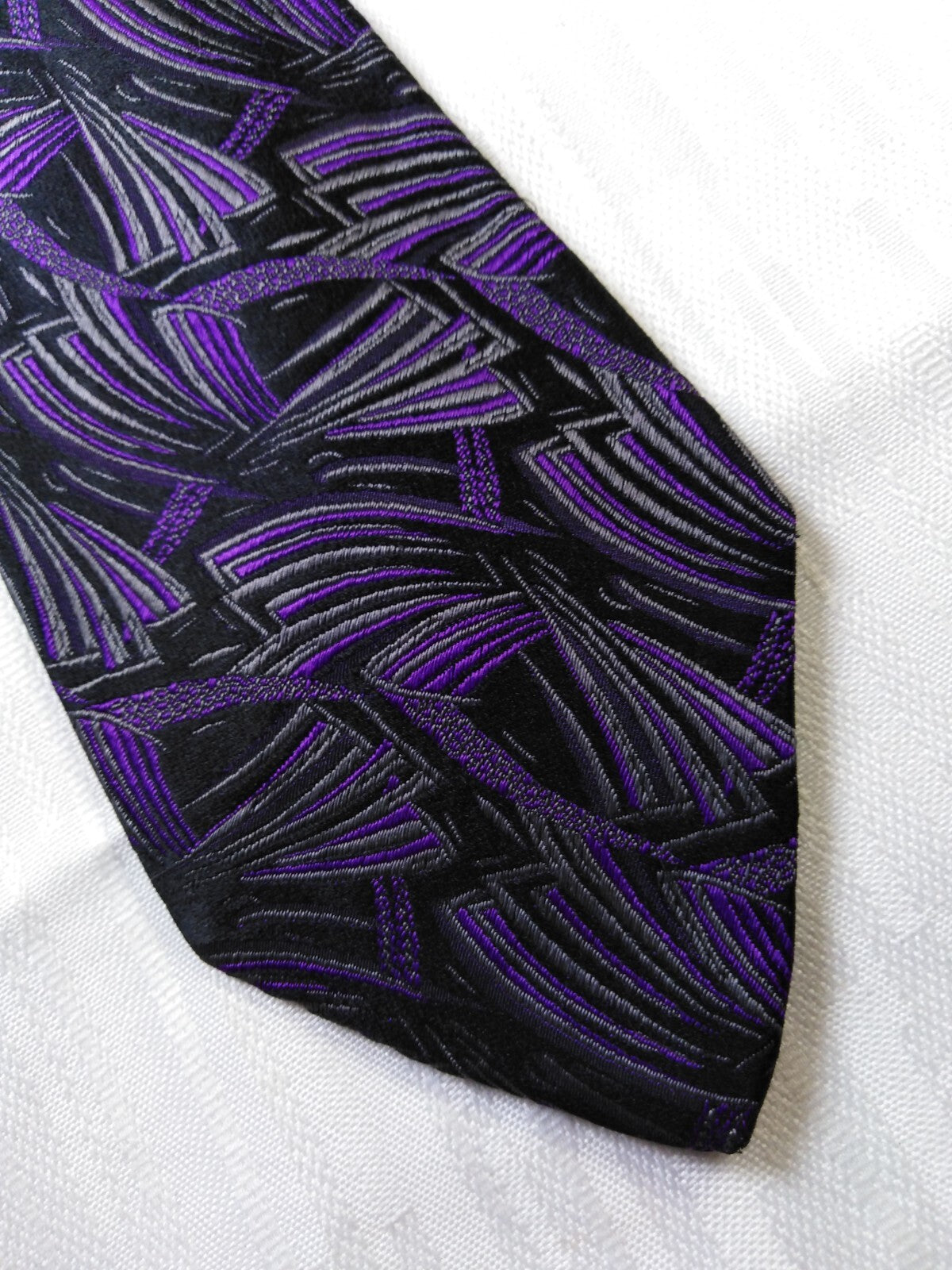 BARTON MODA 100% SETA SILK TIE CRAVATTA NECKTIE ITALY VINTAGE CLASSIC