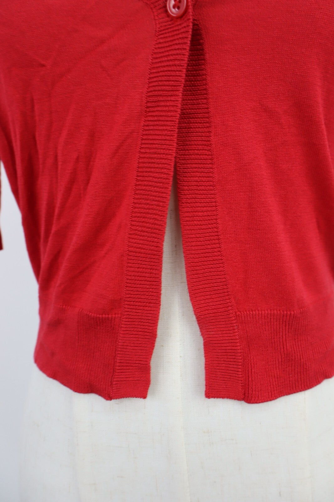 TOMMY HILFIGER CARDIGAN MAGLIONE COPRISPALLA COTONE DONNA Tg. S WOMAN SWEATER