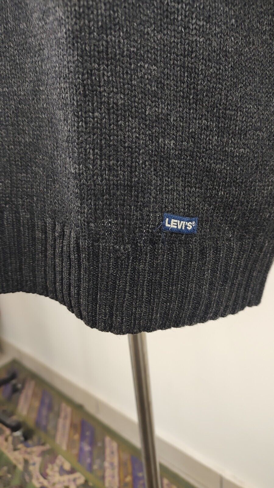 LEVI'S MAGLIONE LANA  VINTAGE UOMO M MAN SWEATER CASUAL VINTAGE BLUE TAB