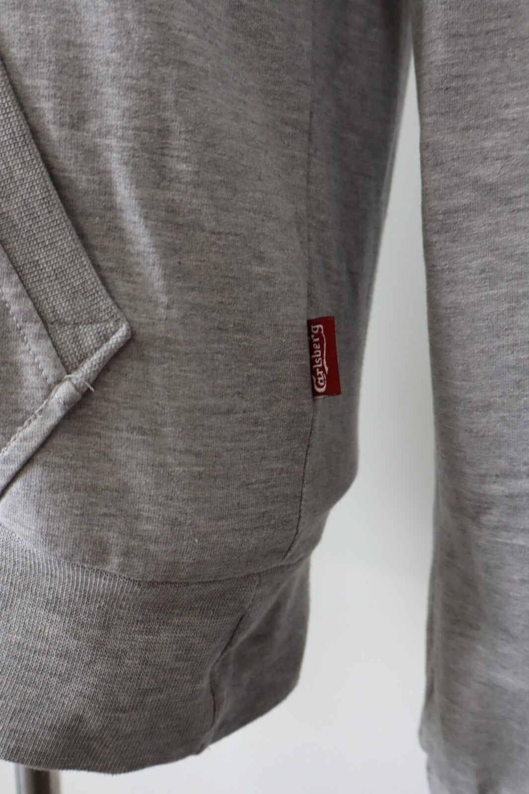 CARLSBERG FELPA CON CAPPUCCIO UOMO Tg M SPORT MAN SWEATSHIRT CASUAL VINTAGE