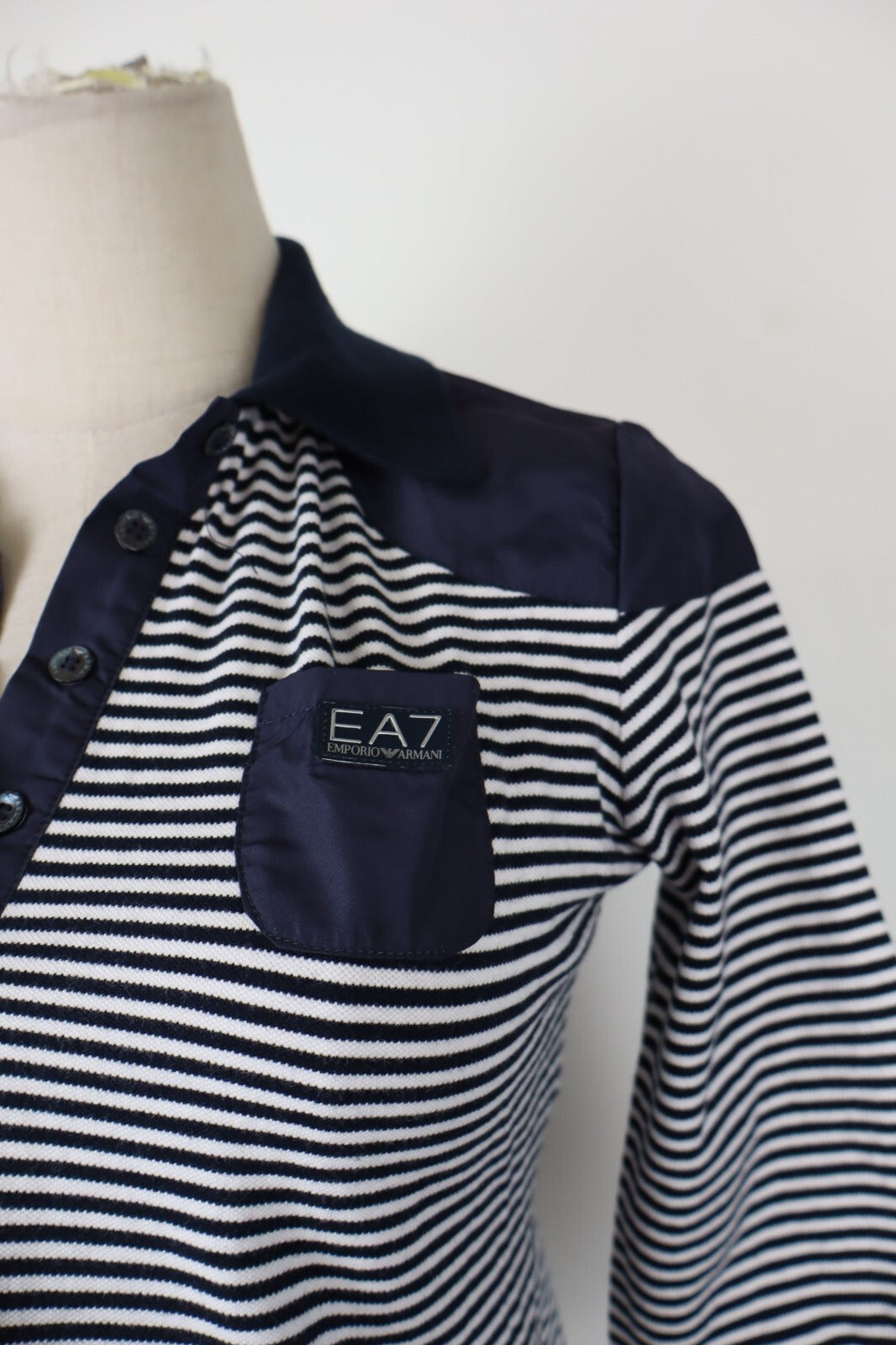 EA7 EMPORIO ARMANI MAGLIA COTONE DONNA TG. S WOMAN CASUAL VINTAGE T-SHIRT