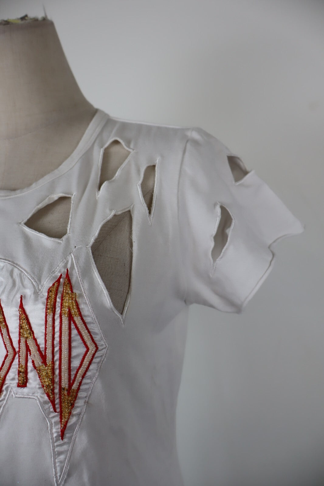 JOHN RICHMOND MAGLIA DONNA TG. 44 WOMAN CASUAL VINTAGE T-SHIRT COTONE