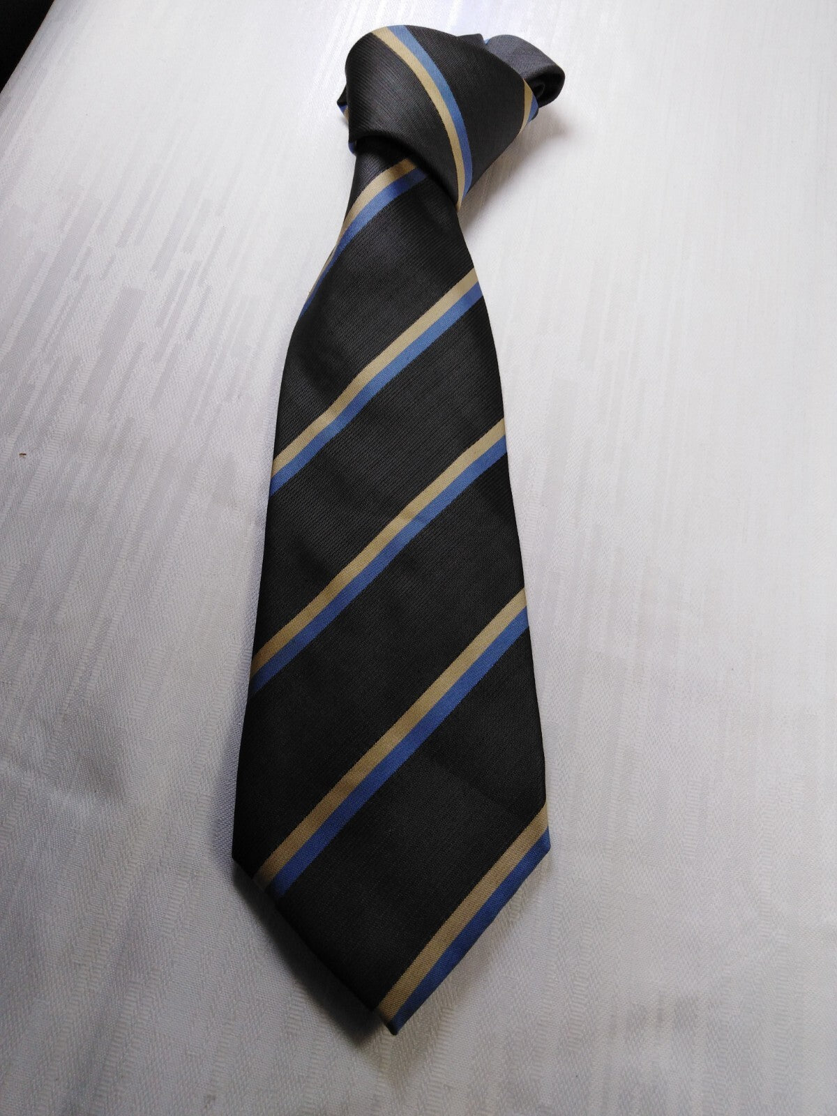 ANDREA CONTE SILK TIE SETA CRAVATTA NECKTIE ITALY SELF TIPPED