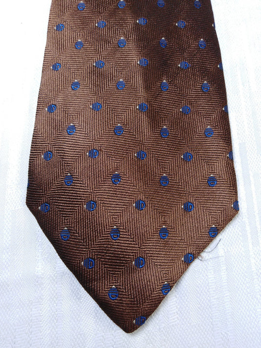 ENRICO COVERI 100% SILK TIE SETA CRAVATTA NECKTIE MADE IN ITALY