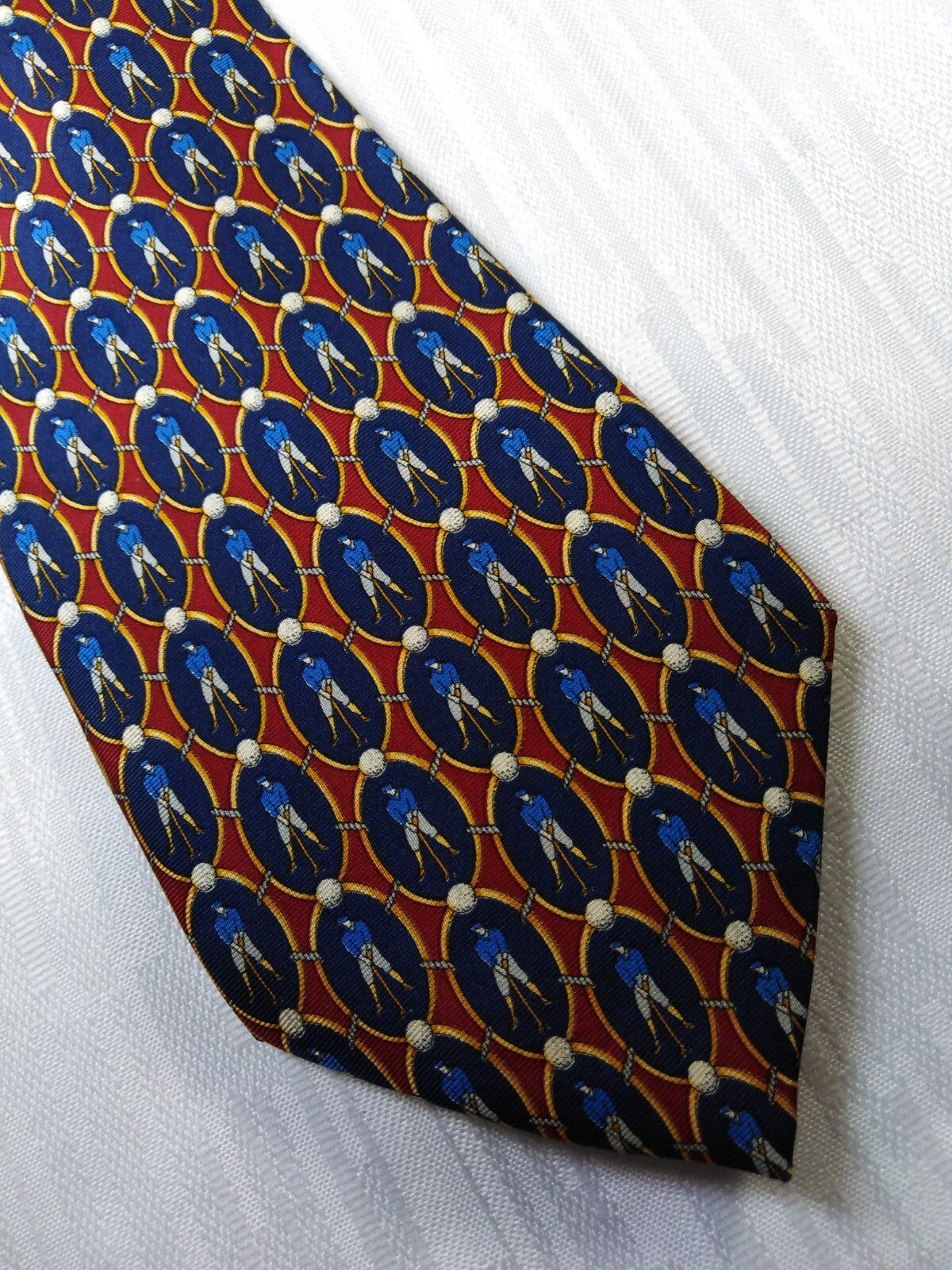 DAKS 100% SETA SILK TIE CRAVATTA NECKTIE ITALY VINTAGE