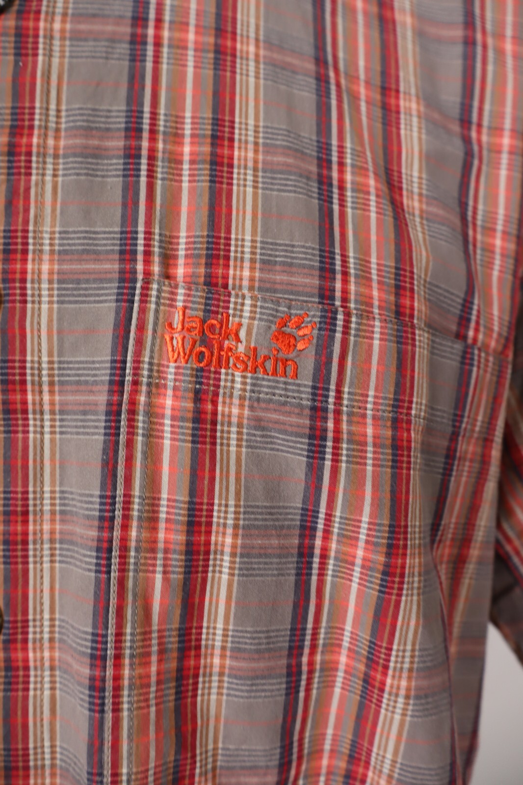 JACK WOLFSKIN CAMICIA UOMO COTONE TG. XL MAN CASUAL VINTAGE COTTON SHIRT