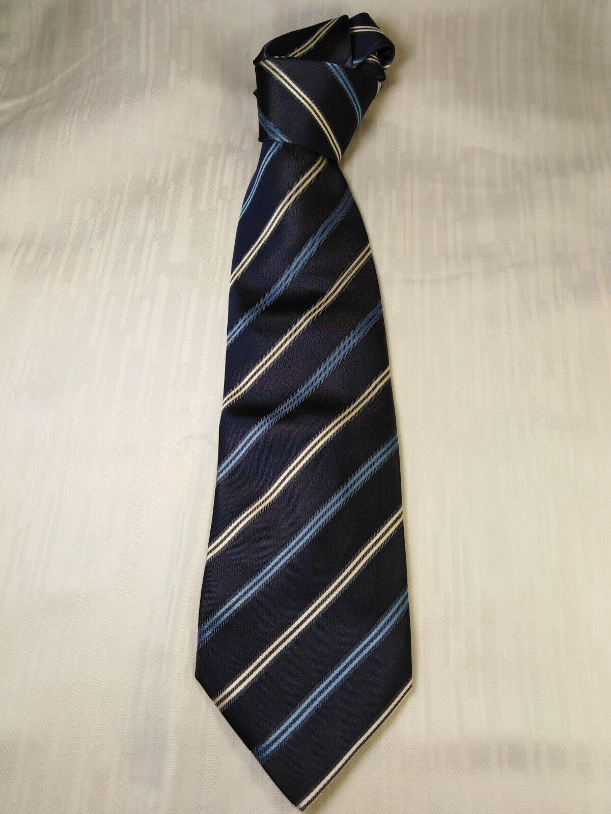 PELLICANO' ROMA 100% SETA SILK TIE CRAVATTA NECKTIE ITALY VINTAGE SELF TIPPED