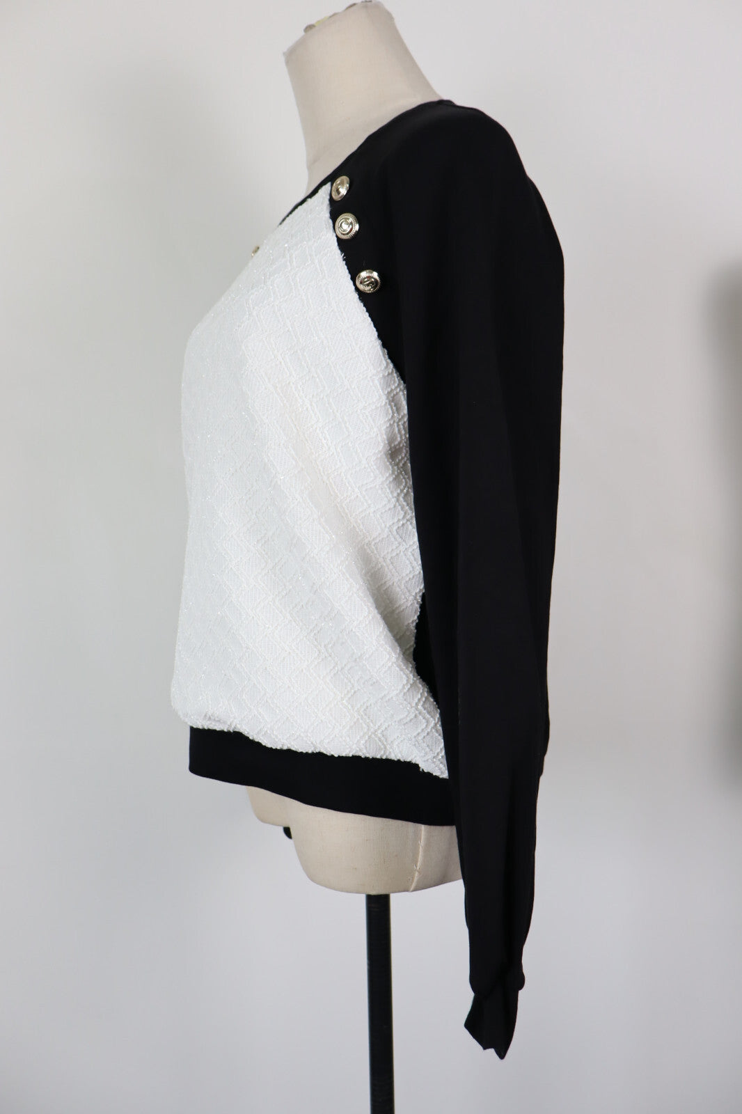 LIU JO MILANO DONNA Tg L WOMAN SPORT SWEATSHIRT VINTAGE CASUAL COTONE