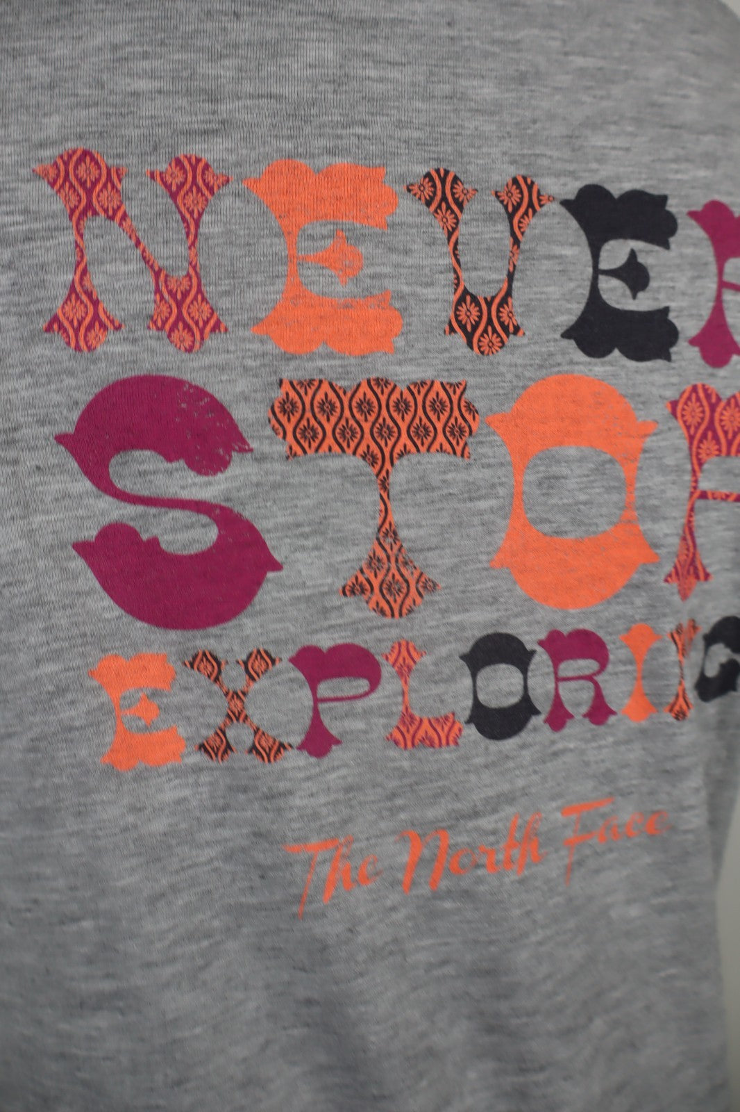 THE NORTH FACE MAGLIA DONNA TG. M WOMAN CASUAL VINTAGE T-SHIRT COTONE LOGO
