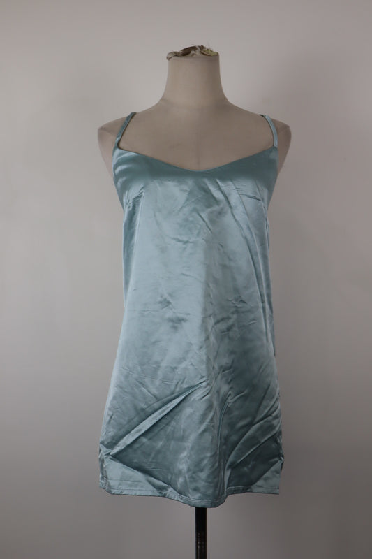 LIU JO VESTITO DONNA TG. 42 WOMAN CASUAL VINTAGE DRESS ABITO VISCOSA COTONE