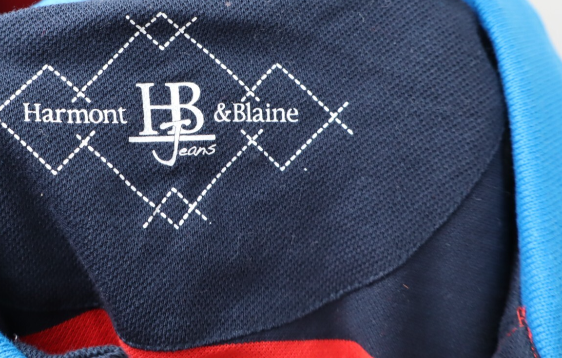 HARMONT & BLAINE POLO MAGLIA UOMO COTONE TG. S MAN COTTON T-SHIRT VINTAGE