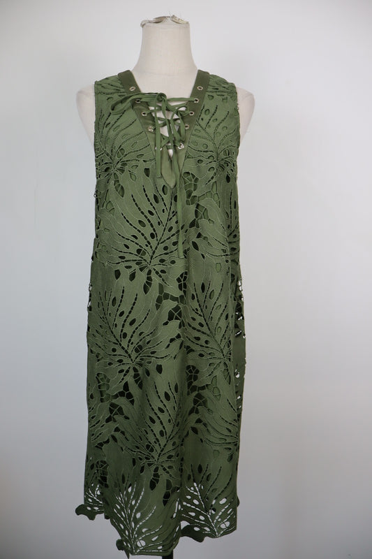 LIU JO VESTITO DONNA TG. 42 WOMAN CASUAL VINTAGE DRESS ABITO