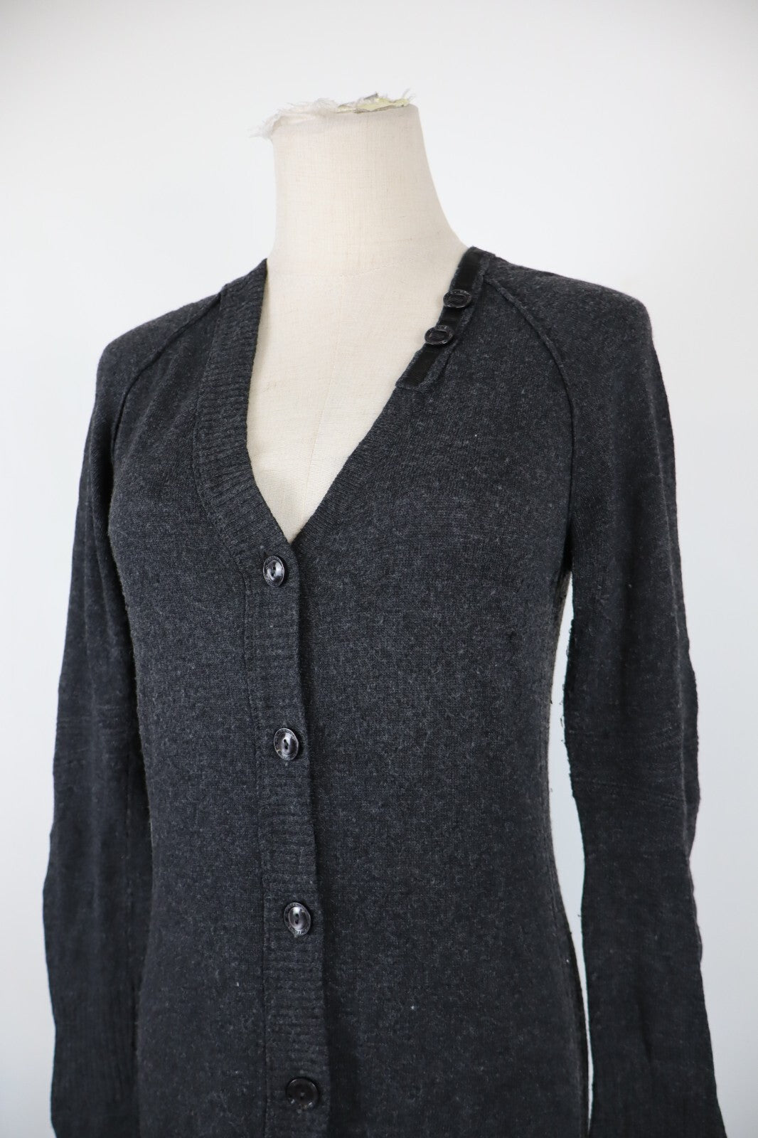PEUTEREY CARDIGAN MAGLIONE LANA SETA DONNA Tg. 44 WOMAN CASUAL WOOL SILK SWEATER