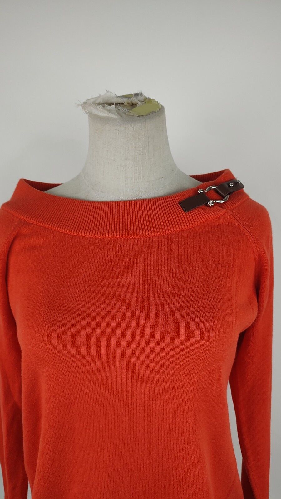 POLO RALPH LAUREN MAGLIONE COTONE DONNA TG M WOMAN CASUAL SWEATER ITALY