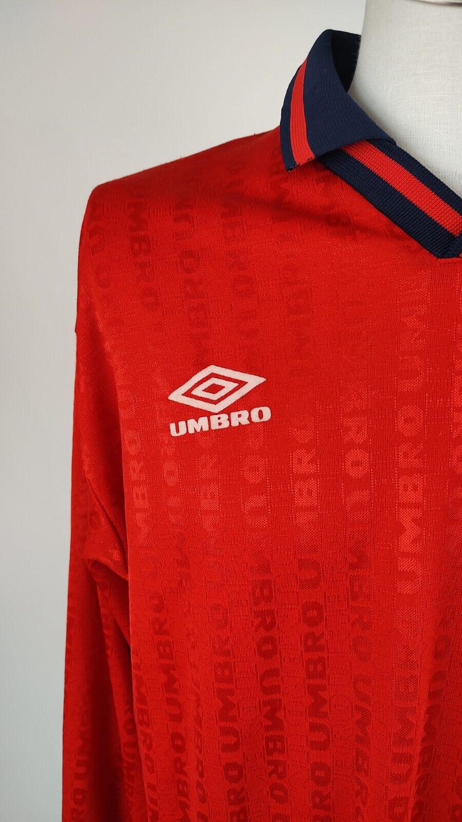 UMBRO MAGLIA CALCIO UOMO TG XL SOCCER TRIKOT MAN JERSEY