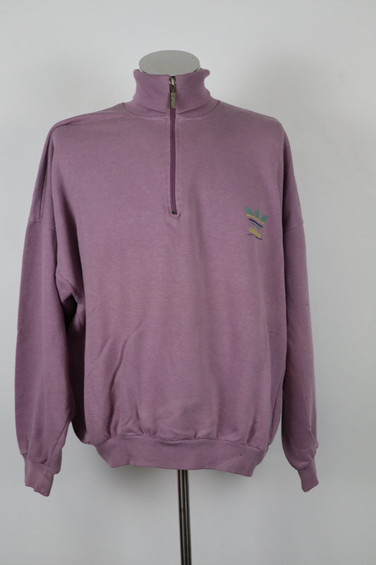 ADIDAS FELPA UOMO MAGLIA Tg 8 MAN SPORT SWEATSHIRT COTONE