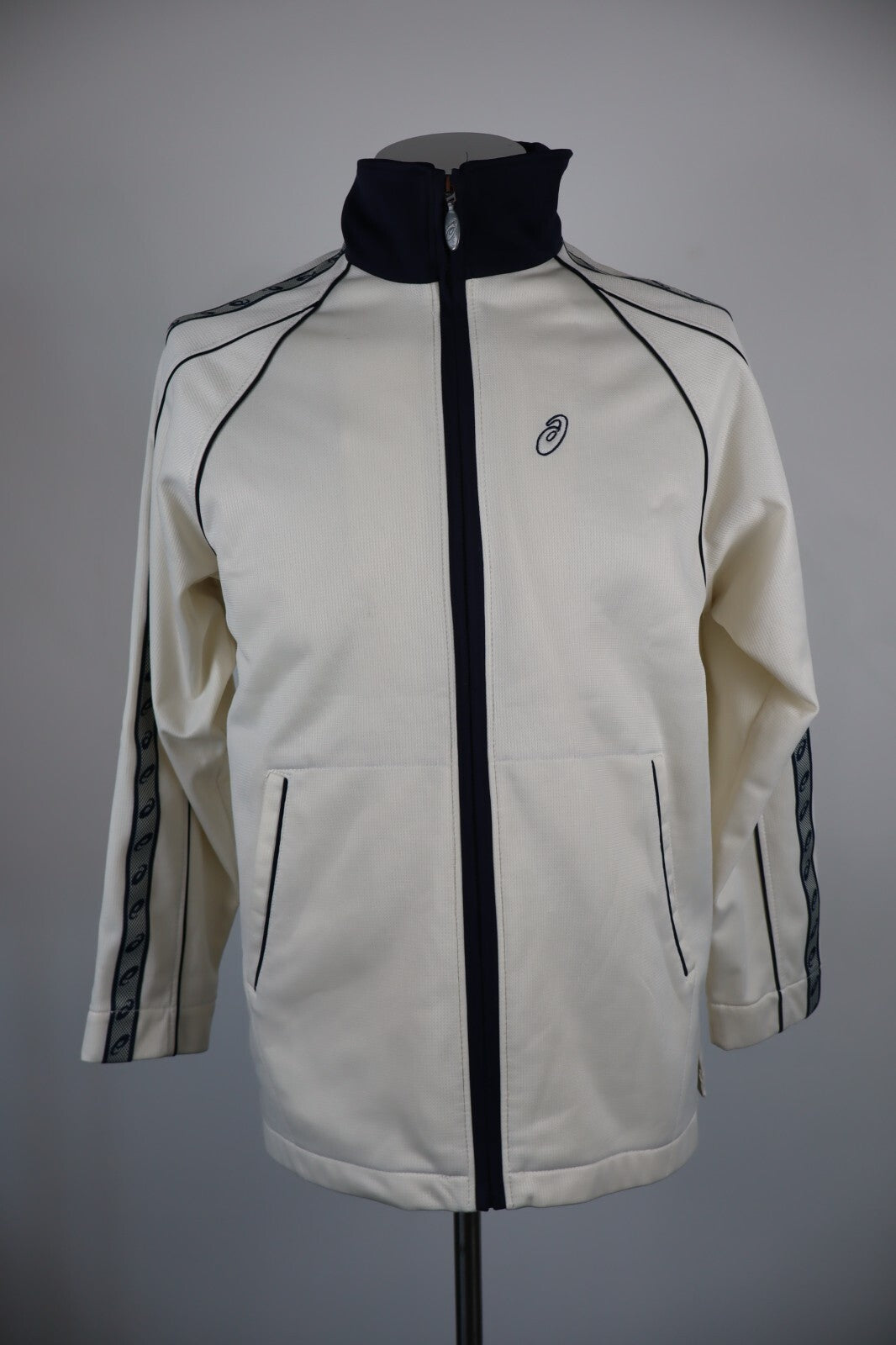 ASICS GIACCA SPORTIVA UOMO Tg. XL MAN VINTAGE CASUAL SPORT JACKET