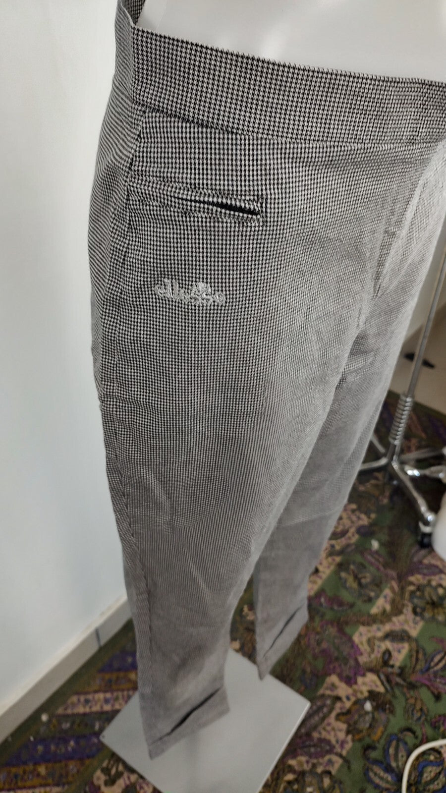 ELLESSE PANTALONE CASUAL DONNA TG 46 WOMAN VINTAGE PANTS COTONE