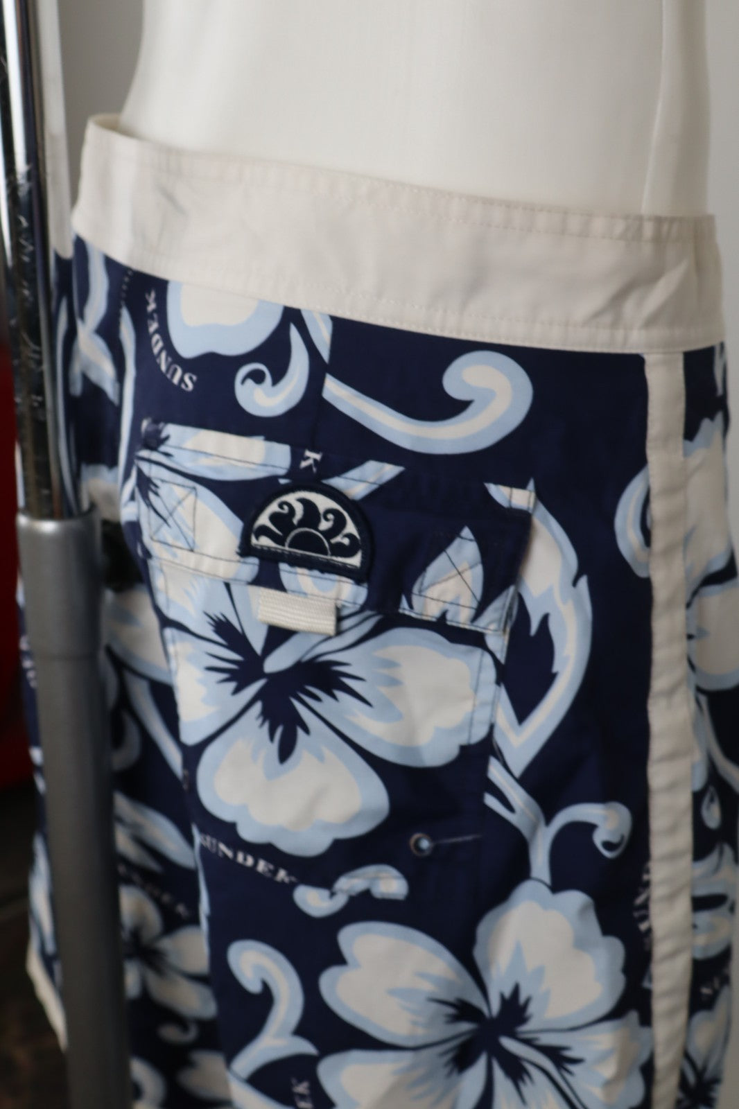 SUNDEK COSTUME PANTALONCINO MARE UOMO TG 34 MAN SWIMSUIT VINTAGE CASUAL SURF