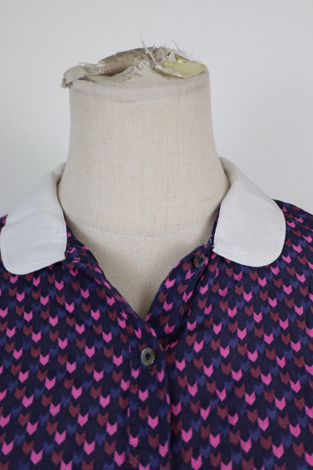 TOMMY HILFIGER CAMICIA DONNA TG L WOMAN SHIRT CASUAL VINTAGE COTONE