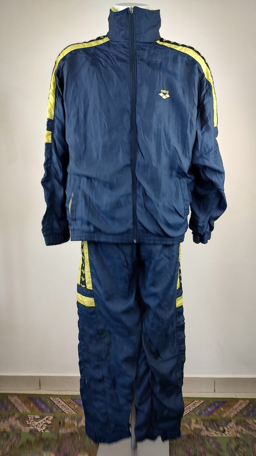 ARENA TUTA COMPLETA DUE PEZZI Tg. 186 TRACKSUIT JACKET GIACCA PANTS UOMO SPORT