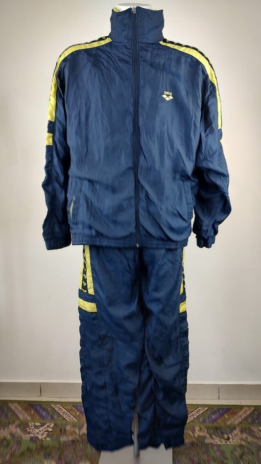 ARENA TUTA COMPLETA DUE PEZZI Tg. 186 TRACKSUIT JACKET GIACCA PANTS UOMO SPORT