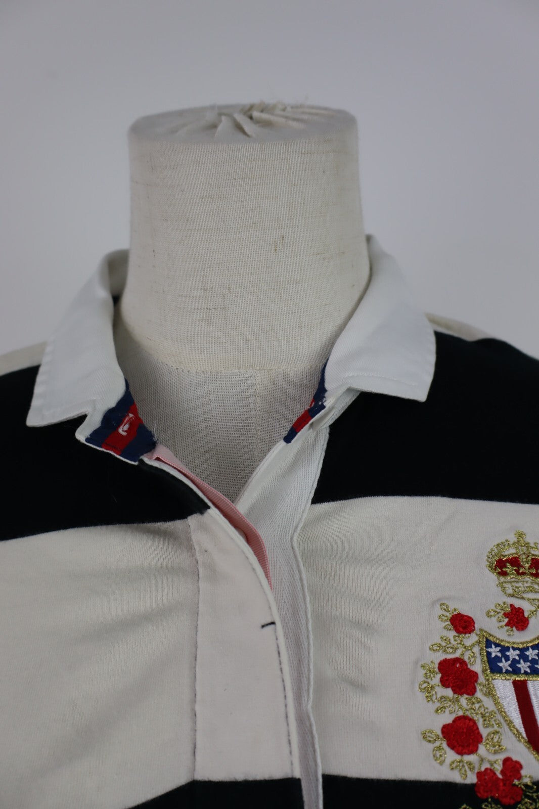 RALPH LAUREN POLO MAGLIA DONNA COTONE TG. L WOMAN SHIRT CASUAL VINTAGE COTTON