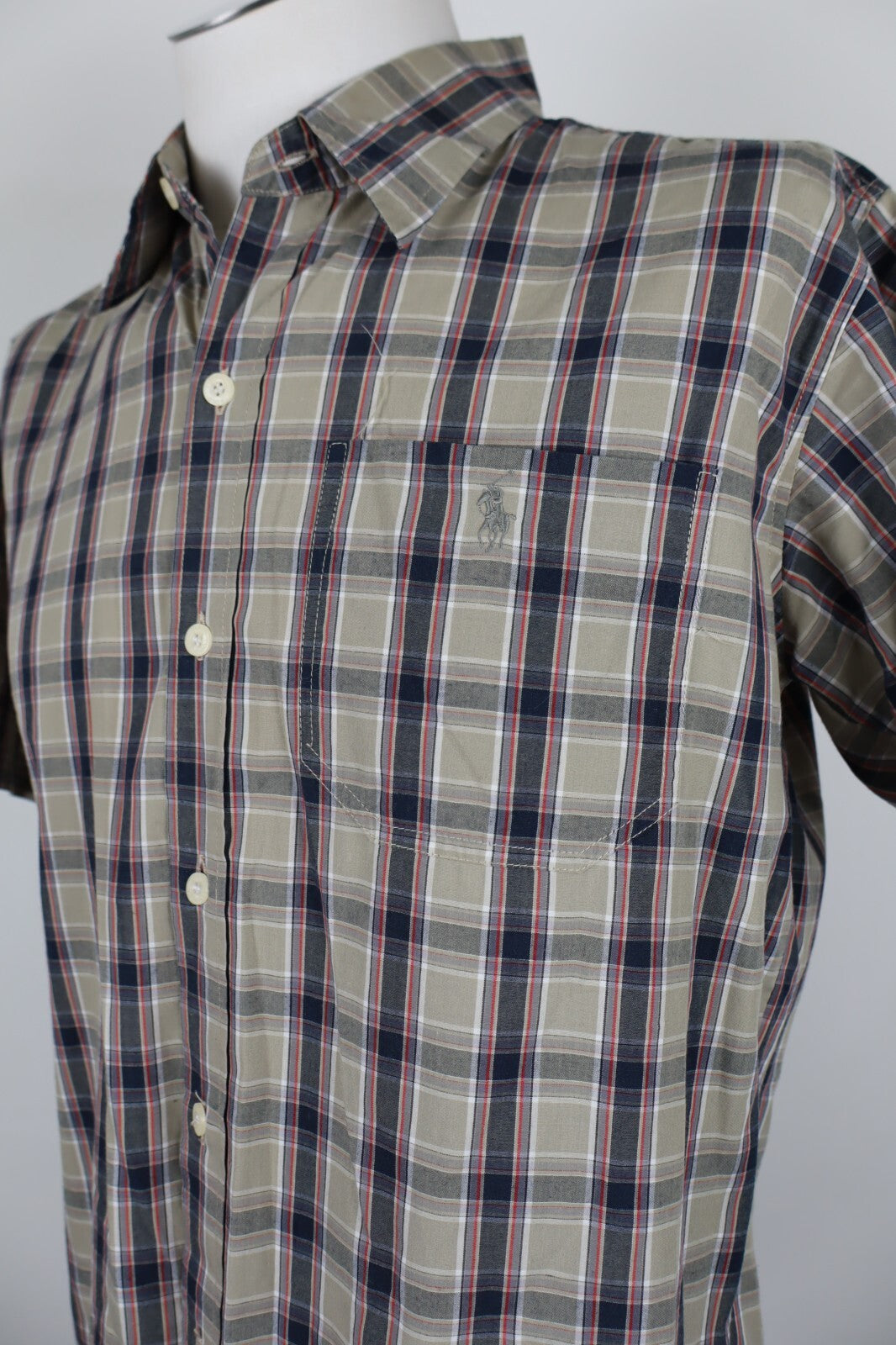 RALPH LAUREN CAMICIA UOMO COTONE TG. M MAN CASUAL VINTAGE COTTON SHIRT