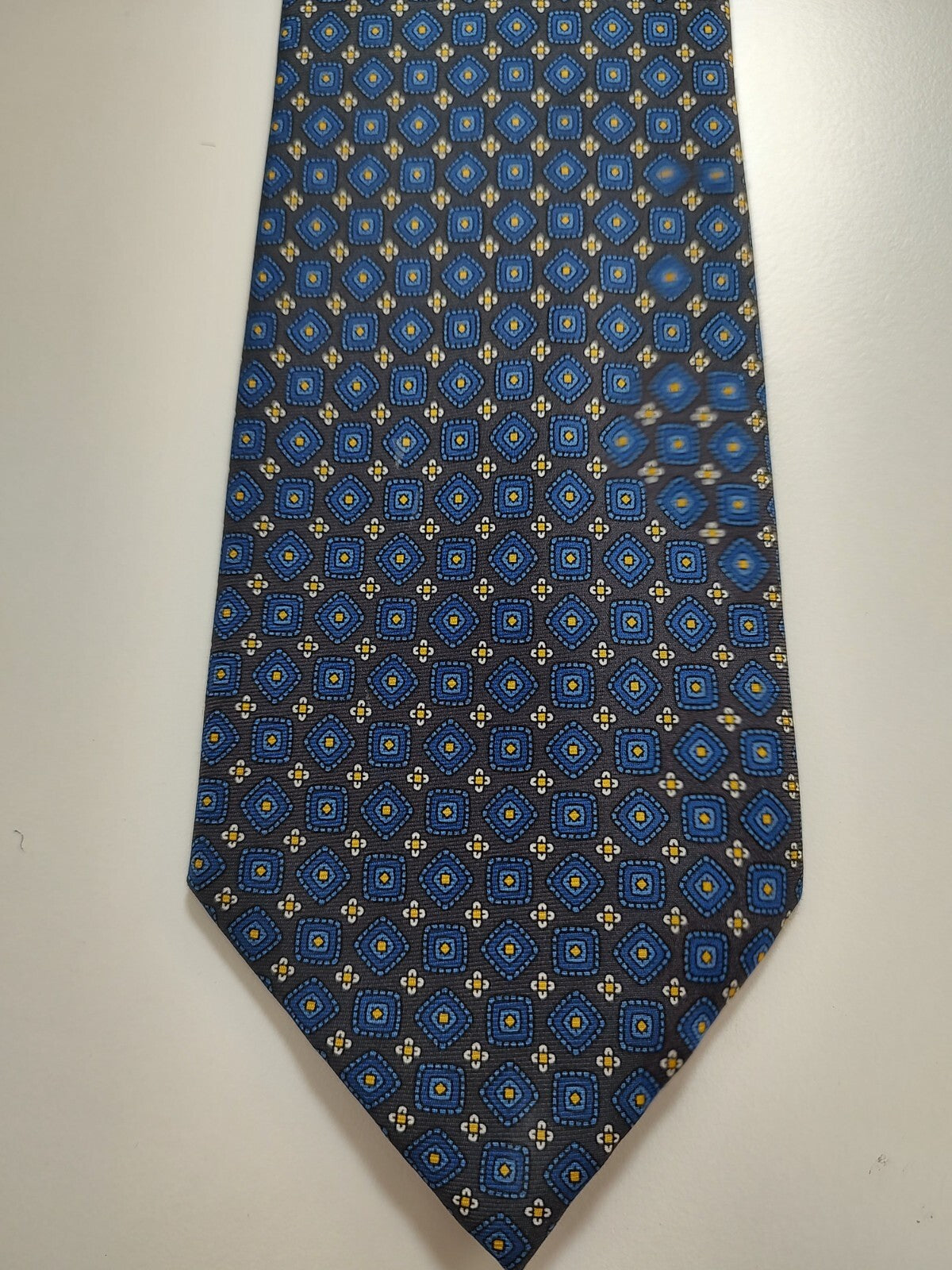 ANDREW'S 100% SILK TIE SETA CRAVATTA NECKTIE MADE IN ITALY CLASSIC SELF TIPPED