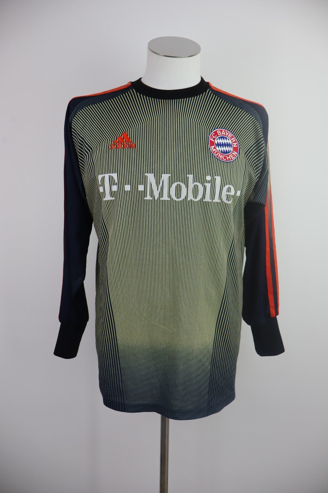 ADIDAS BAYERN KAHN 1 MAGLIA CALCIO UOMO Tg XL SOCCER JERSEY TRIKOT PORTIERE