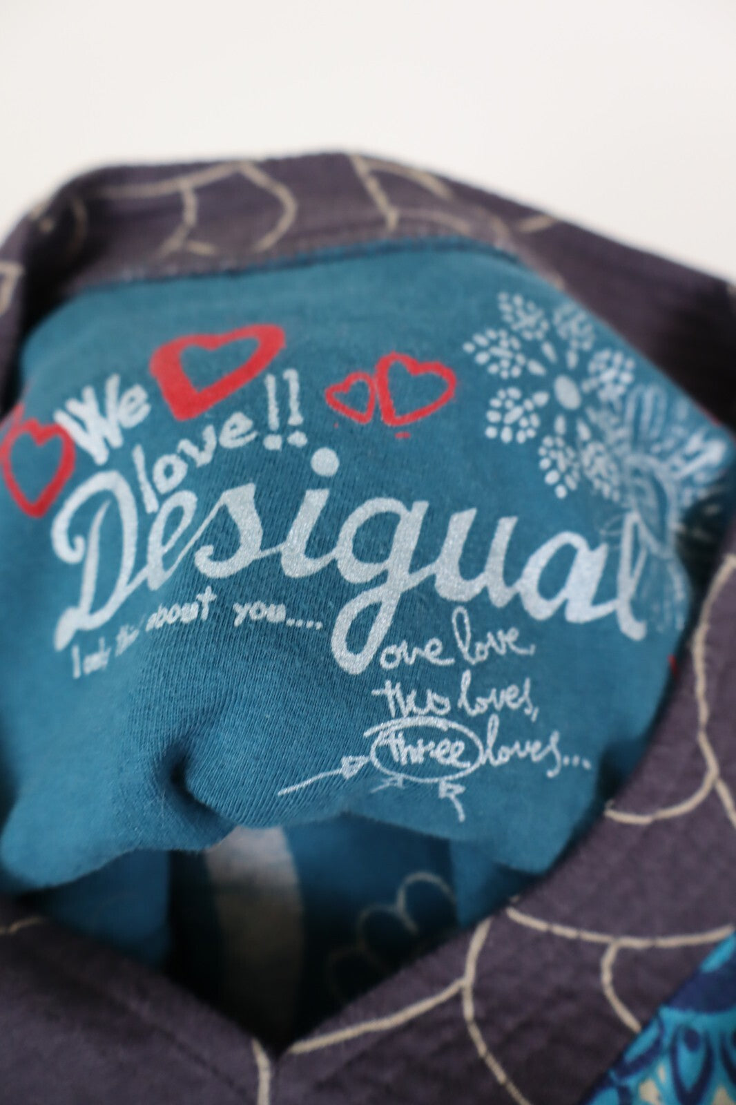 DESIGUAL MAGLIA DONNA TG. S WOMAN CASUAL VINTAGE T- SHIRT TOP COTONE