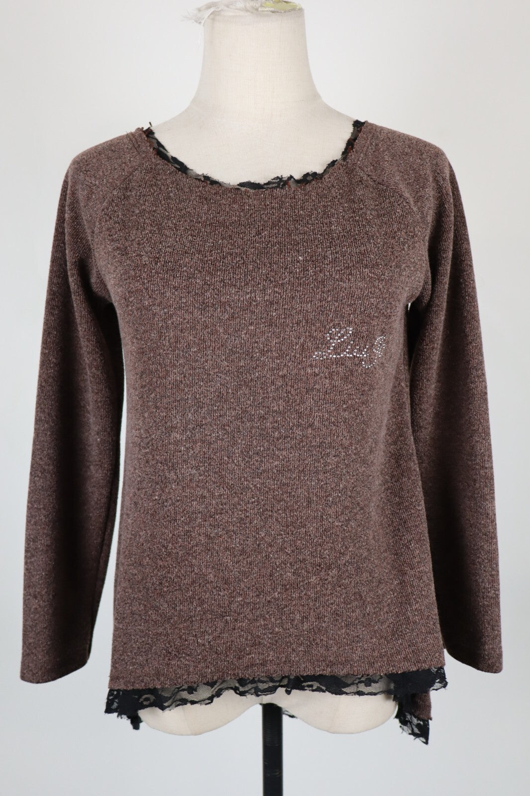 LIU JO MAGLIONE MAGLIA DONNA TG M WOMAN SWEATER VINTAGE CASUAL LANA WOOL
