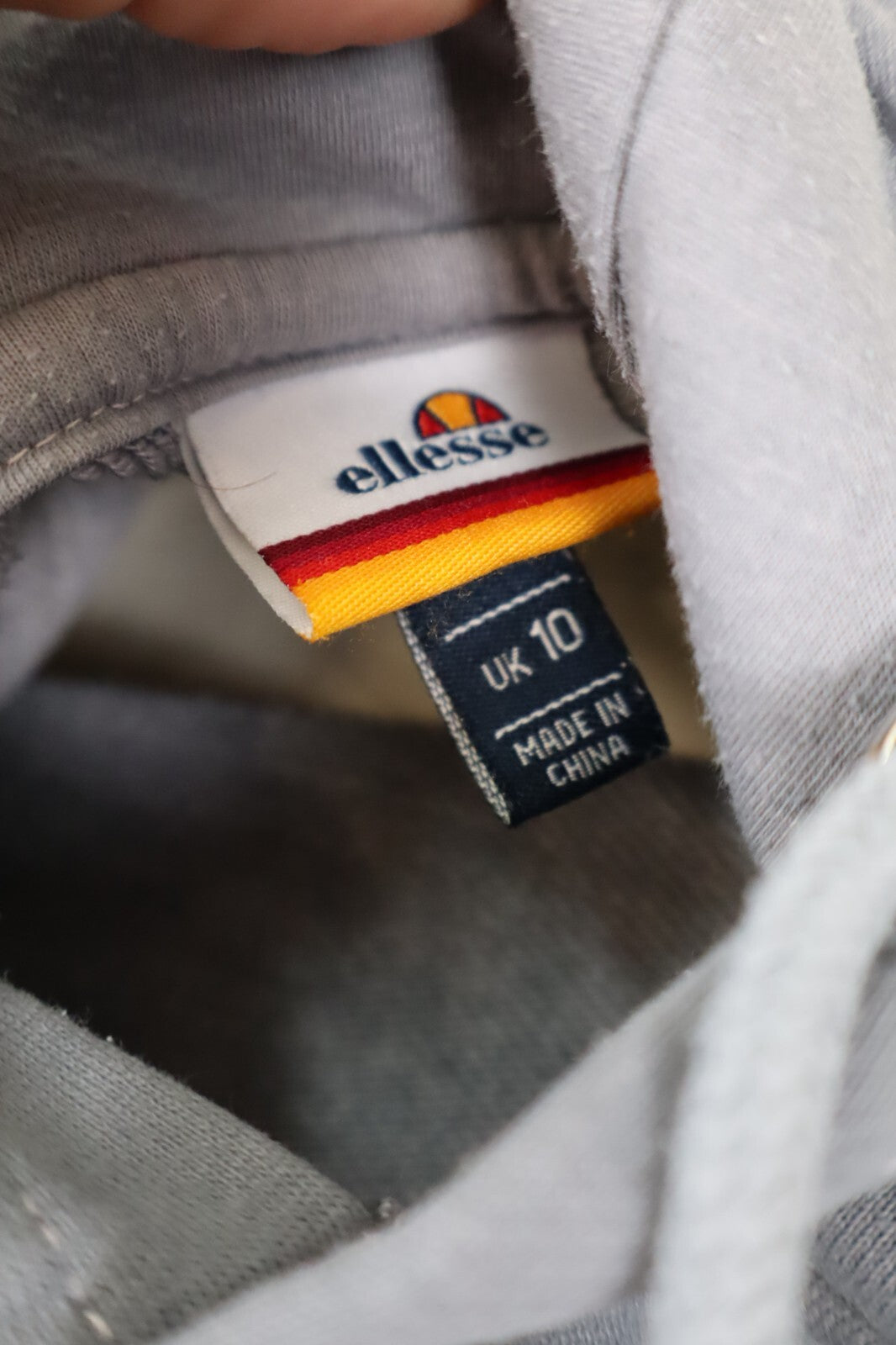 ELLESSE  FELPA CON CAPPUCCIO HOODIE UOMO TG. 6 MAN SHIRT SPORT VINTAGE JACKET