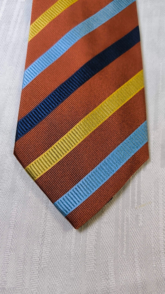 BIAGIOTTI  UOMO 100%  SILK TIE SETA CRAVATTA NECKTIE MADE IN ITALY VINTAGE