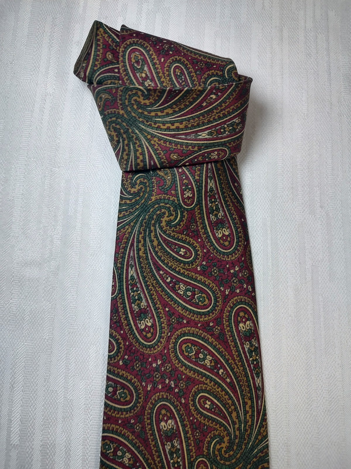 TRUSSARDI 100% SILK TIE SETA CRAVATTA NECKTIE MADE IN ITALY CLASSIC