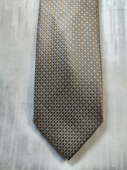 AUSTRALIAN 100% SILK TIE SETA CRAVATTA NECKTIE MADE IN ITALY CLASSIC