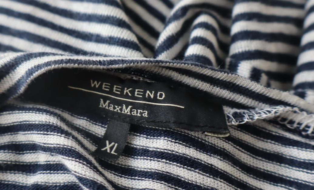 MAX MARA WEEKEND MAGLIA DONNA XL WOMAN CASUAL VINTAGE T-SHIRT  COTONE MANICA 3/4