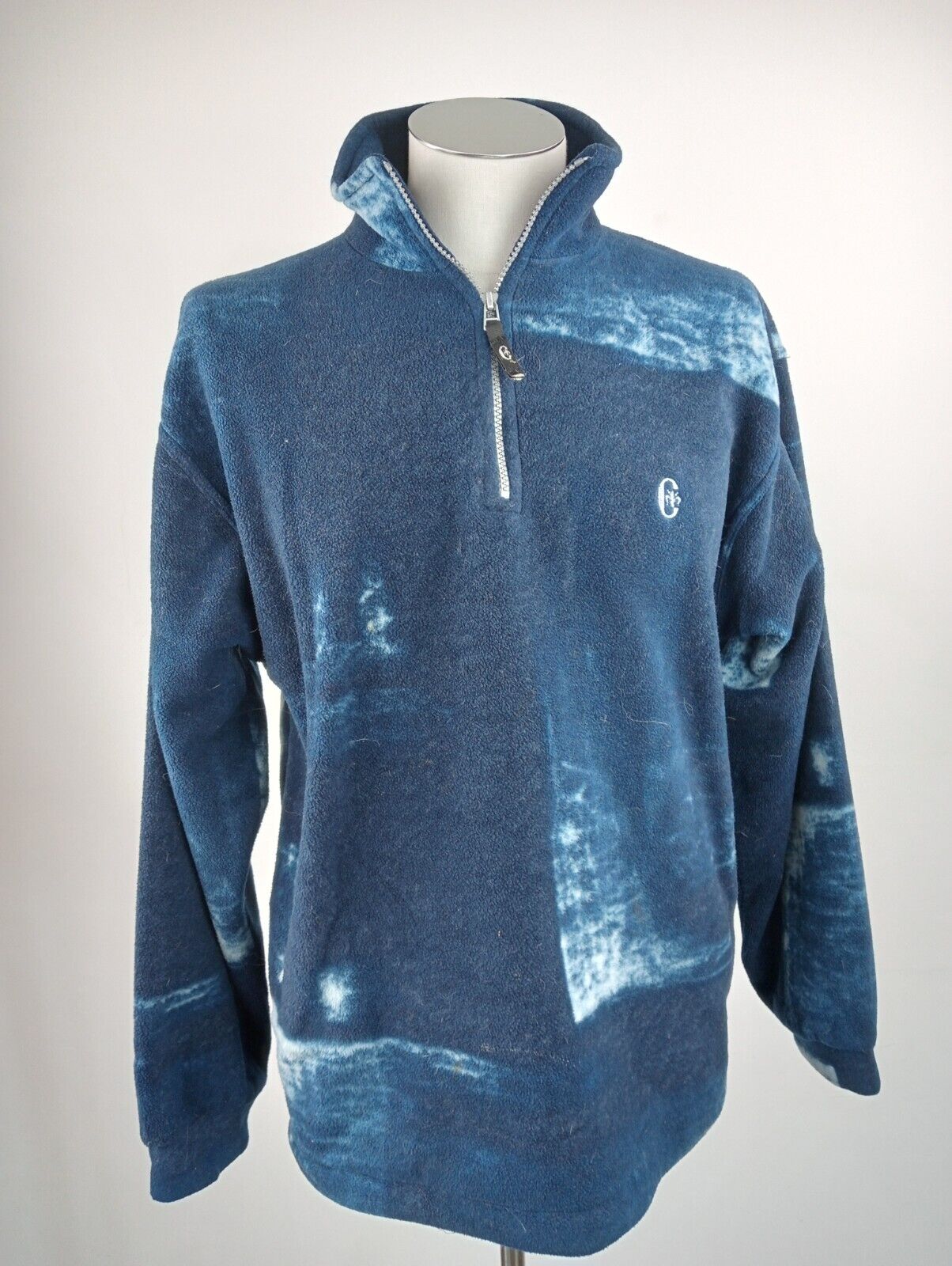 CONTE OF FLORENCE FELPA ZIP UOMO Tg M MAN CASUAL JACKET VINTAGE SPORT SWEATSHIRT