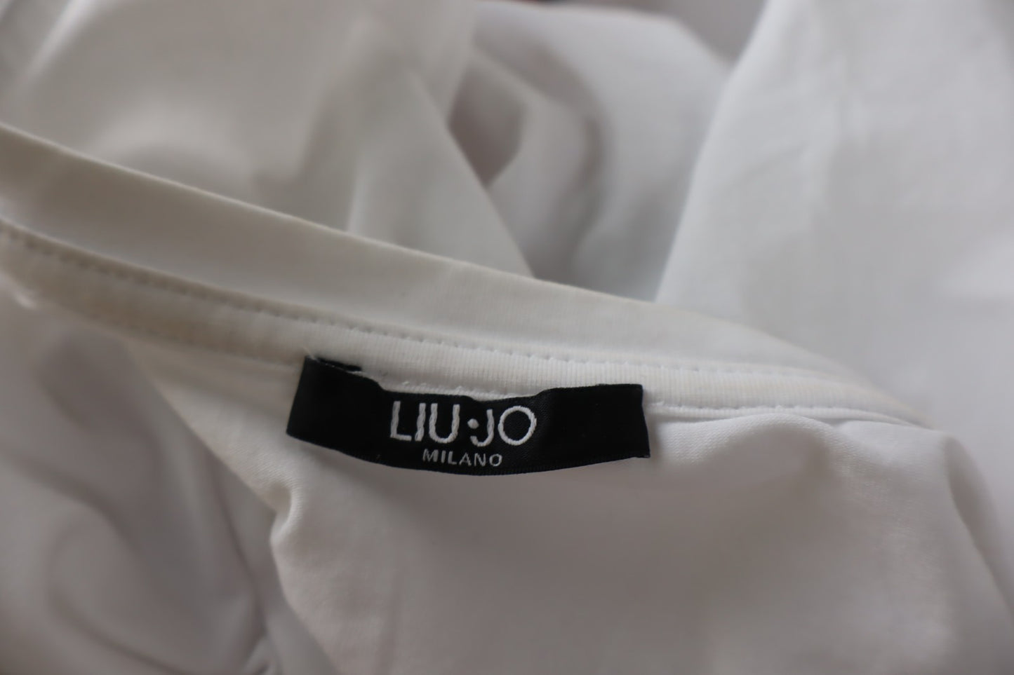 LIU JO MILANO MAGLIA DONNA TG. M WOMAN CASUAL VINTAGE T-SHIRT TOP COTONE COTTON