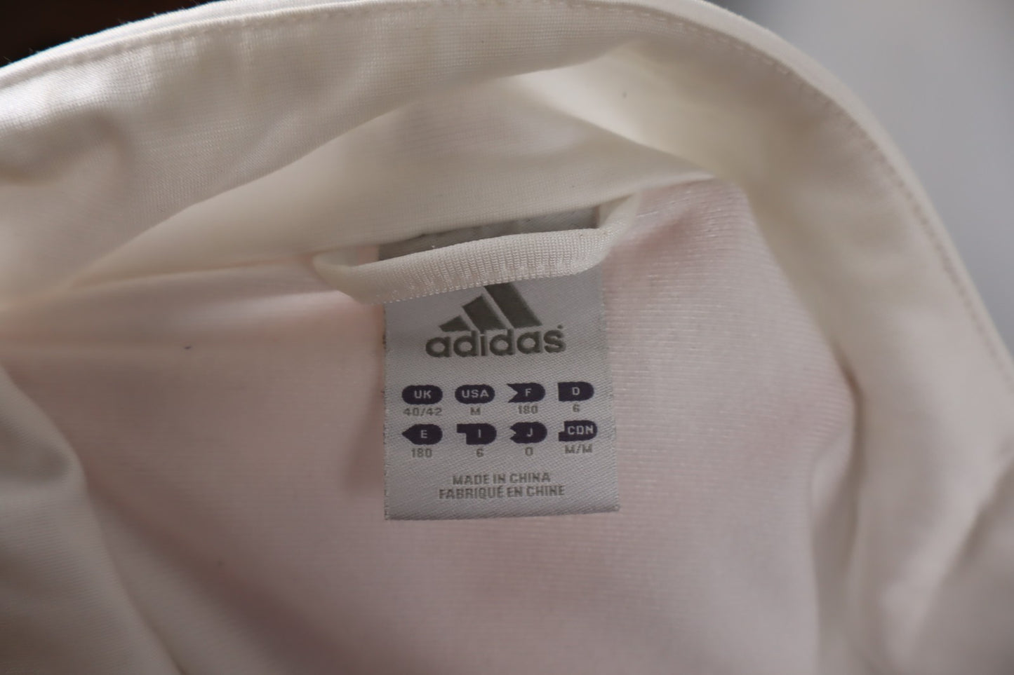 ADIDAS REAL MADRID GIACCA SPORT CALCIO UOMO Tg 6 MAN VINTAGE JACKET SOCCER